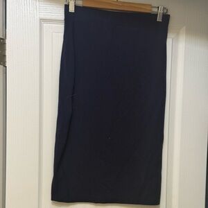 Universal Standard Navy Pencil Skirt